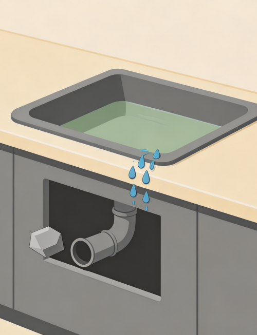 Kitchen Drain Clearing