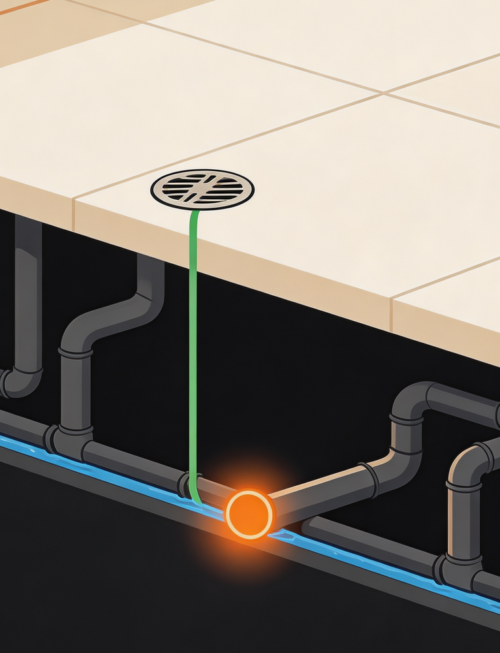 Drain Blockage Location