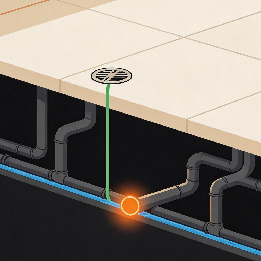 Drain Blockage Location